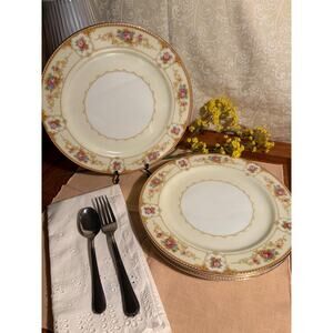 Vintage Noritake Allure Dinner Plates #586- Morimura Mark